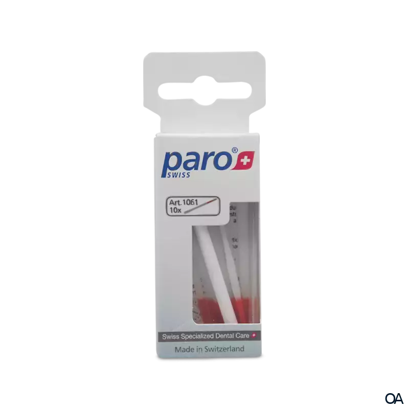 paro® brush-sticks, Kunststoffzahnstocher mit Flaumbürste