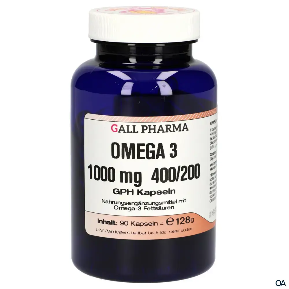 Gall Pharma Omega 3 1000 mg 400/200 Kapseln