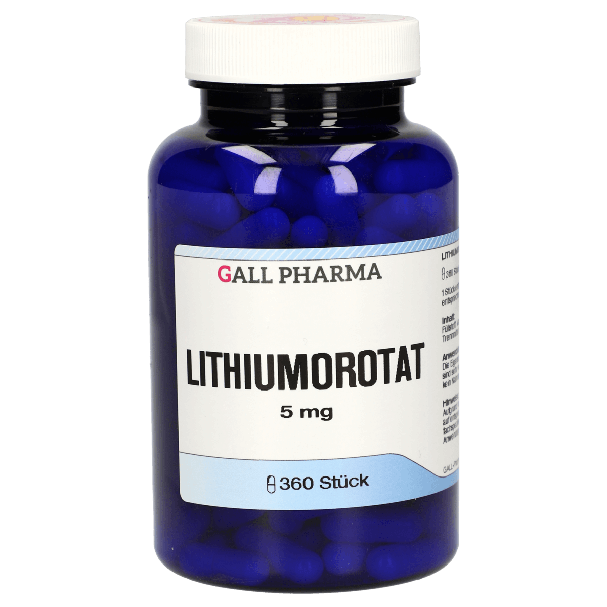Gall Pharma Lithiumorotat 5 mg GPH Kapseln