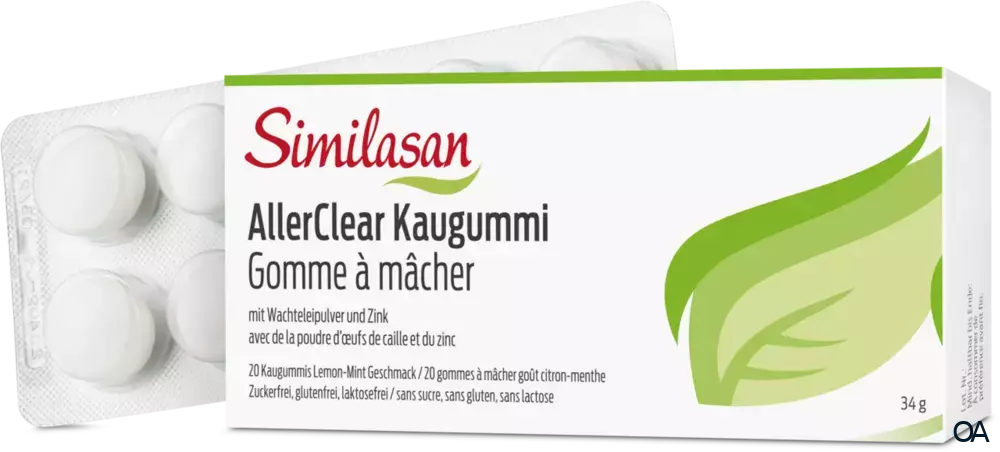 Similasan AllerClear Kaugummi