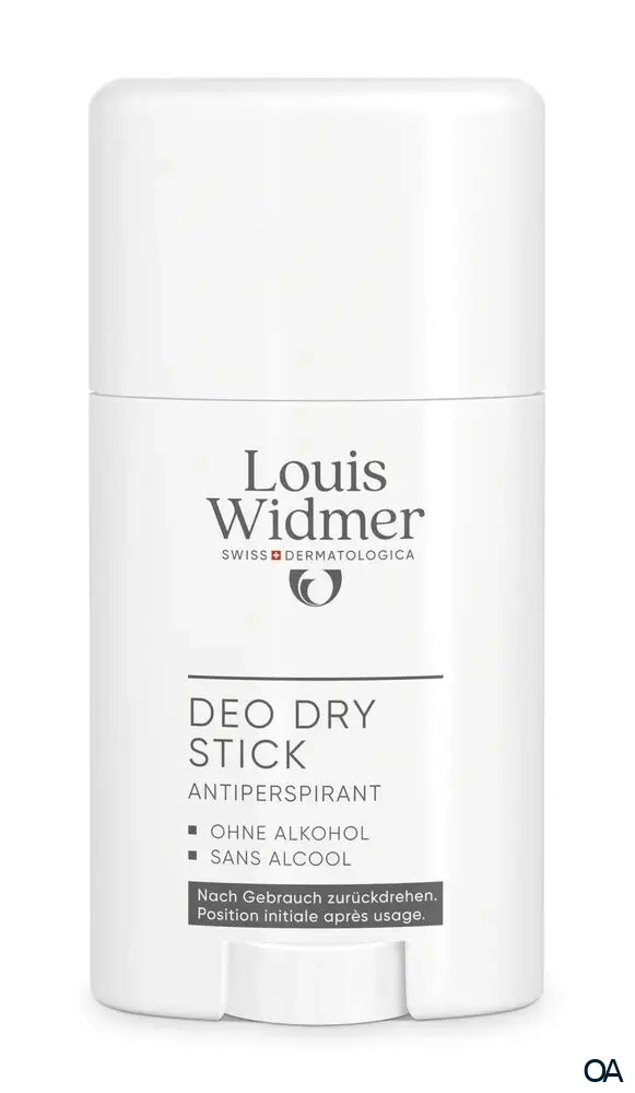 Louis Widmer Deo Dry Stick Antiperspirant - ohne Parfum