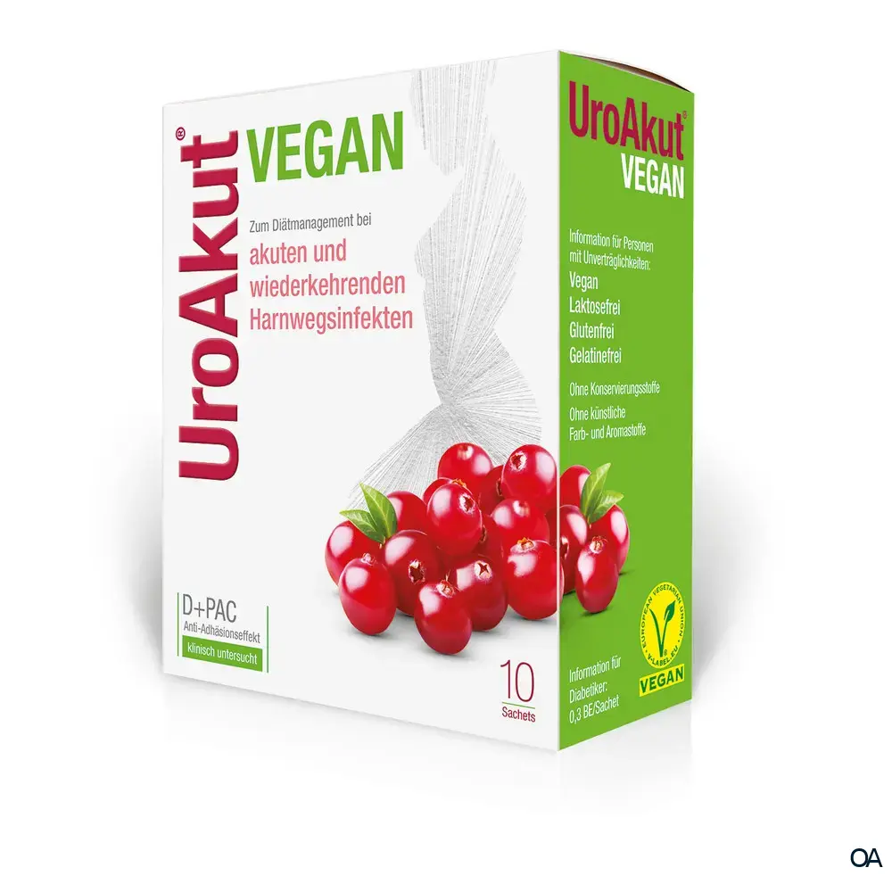 Biogelat UroAkut® vegan D-Mannose plus Cranberry Sachets