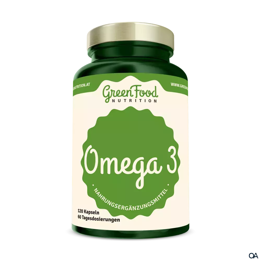 GreenFood Nutrition Omega 3 Kapseln