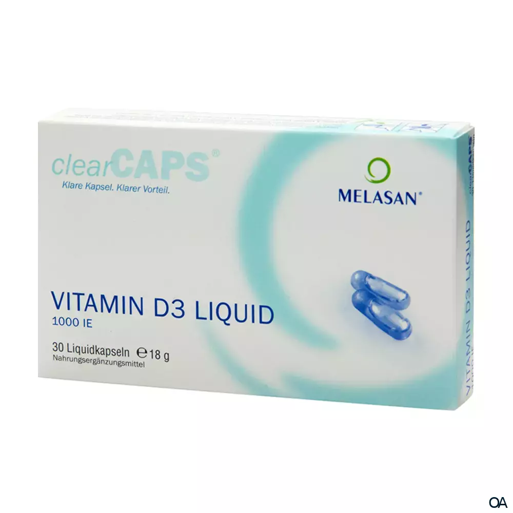 Melasan Vitamin D3 Liquid Kapseln 1000 I.E.