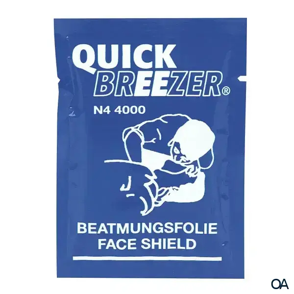 Quick-Breezer® ECO Beatmungsfolie in Alublister, ohne Mundstück
