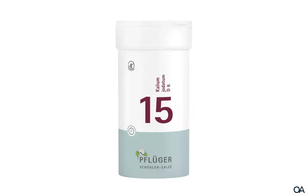 BIOCHEMIE PFLÜGER® Nr. 15 Kalium jodatum D 6 Tabletten BIOCHEMIE PFLÜGER® Nr. 15 Kalium jodatum D 6 Tabletten