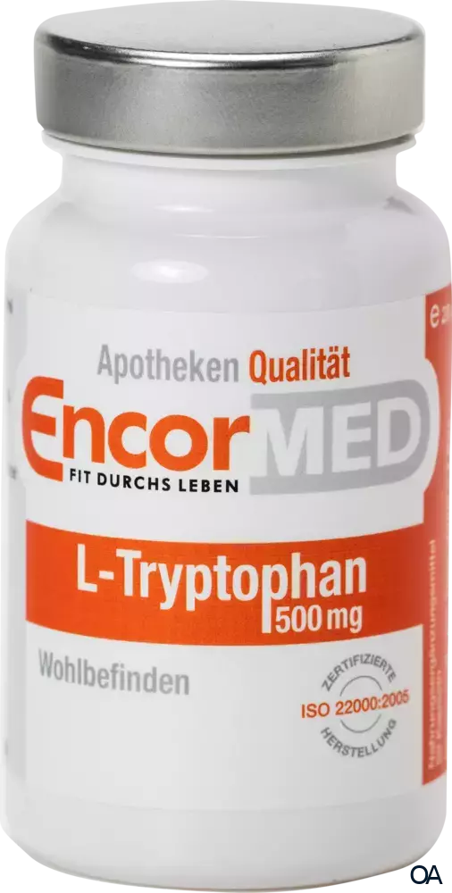 EncorMed L-Tryptophan 500 mg Kapseln