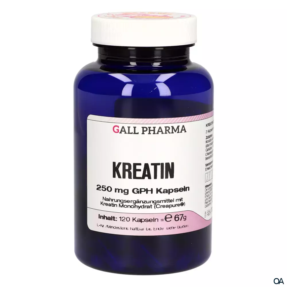Gall Pharma Kreatin 250 mg Kapseln