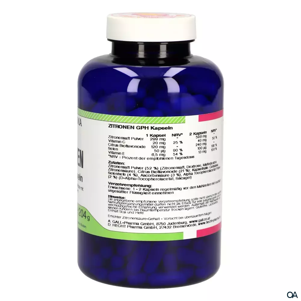 Gall Pharma Zitronen Kapseln