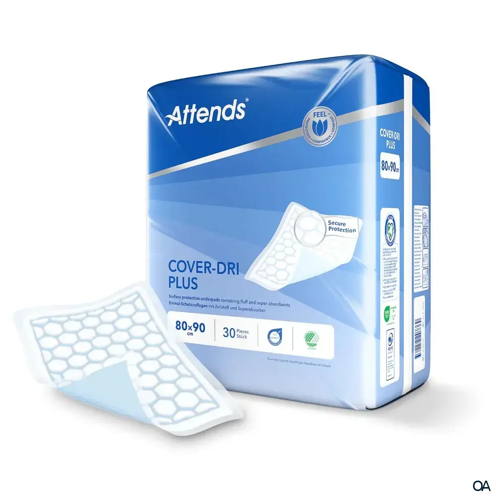 Attends Cover Dri Plus Einmal-Schutzauflagen 80 x 90 cm