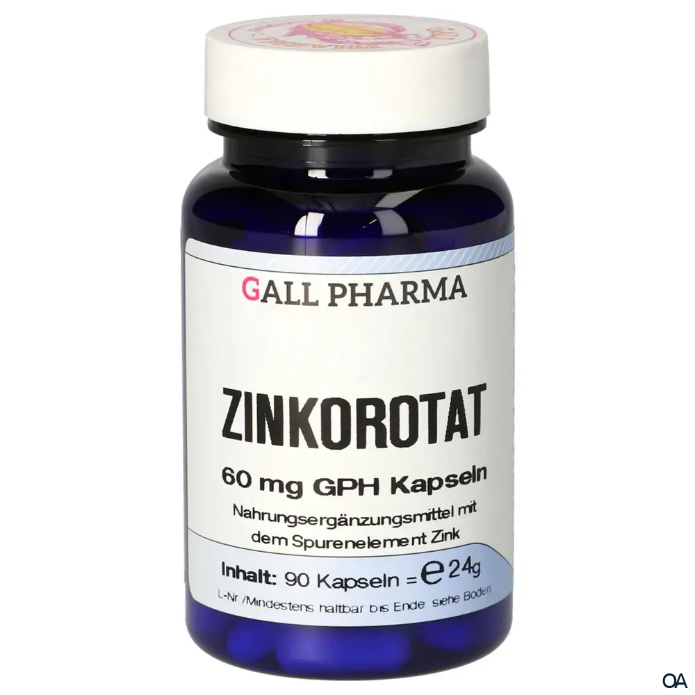 Gall Pharma Zinkorotat 60 mg Kapseln