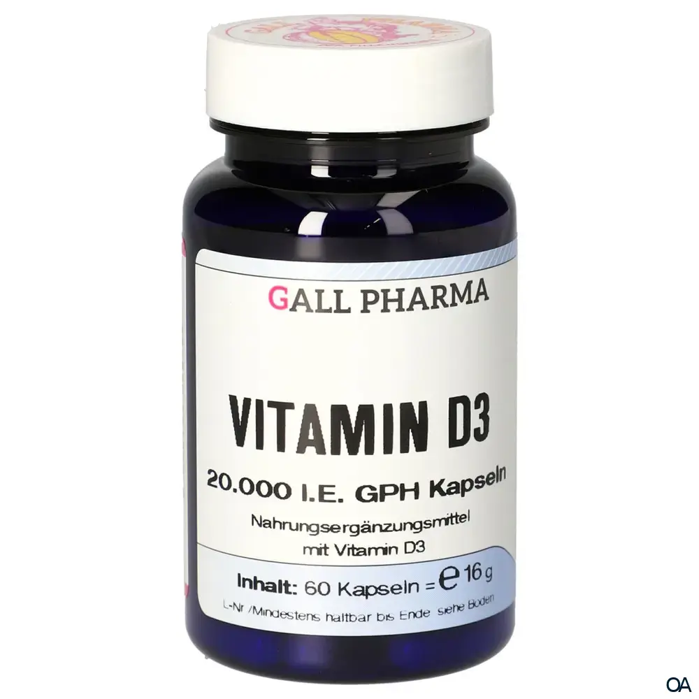 Gall Pharma Vitamin D3 20.000 I.E. Kapseln