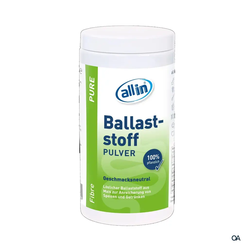 all in® PURE Fibre Ballaststoff Pulver 180 g