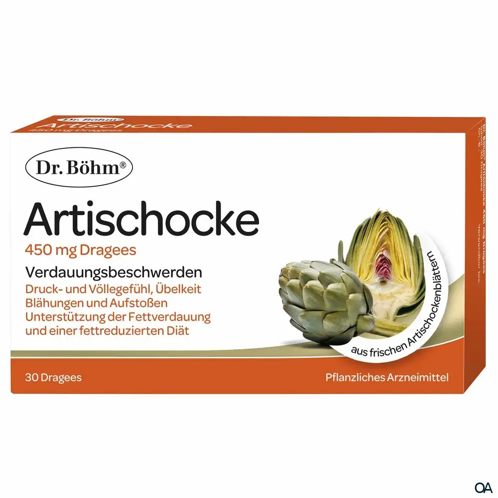 Dr. Böhm® Artischocke 450 mg Dragees