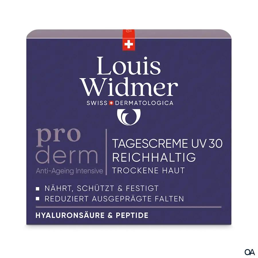 Louis Widmer proderm Tagescreme UV 30 Reichhaltig - leicht parfümiert