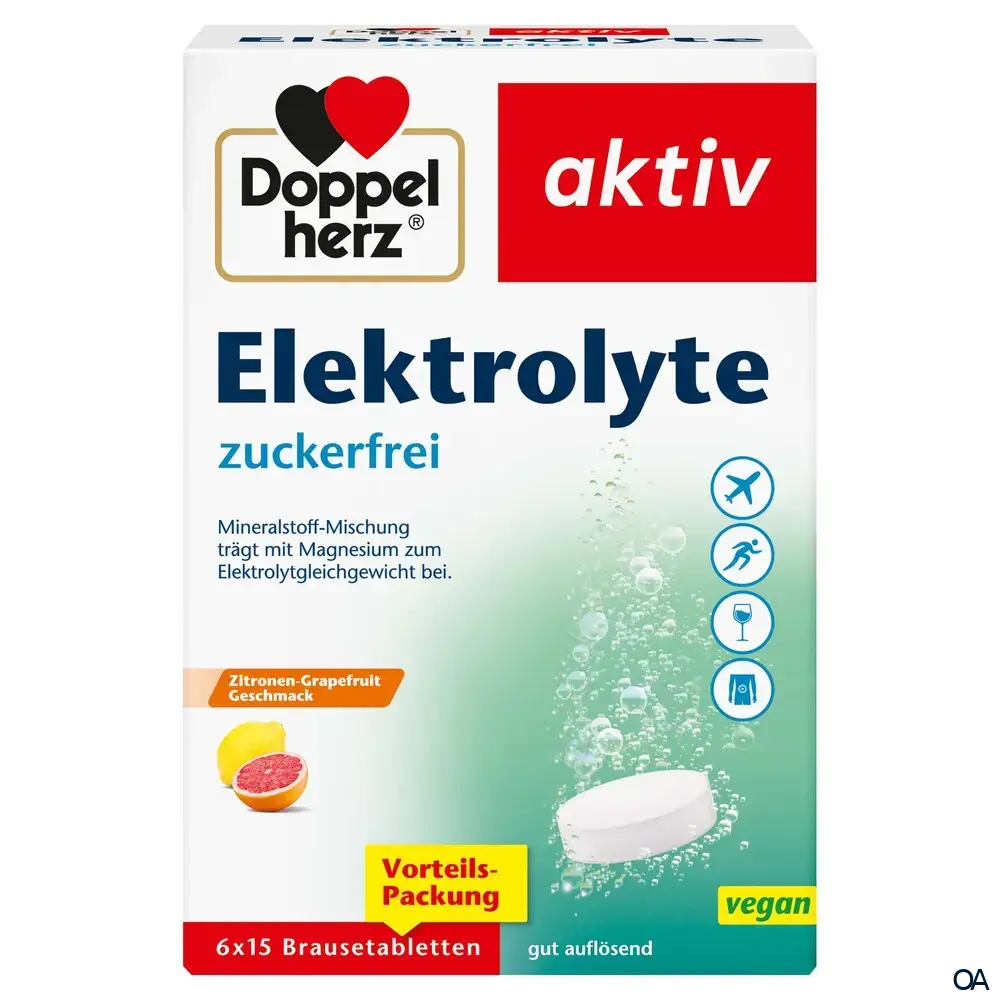 Doppelherz aktiv Elektrolyte Brausetabletten - Zuckerfrei