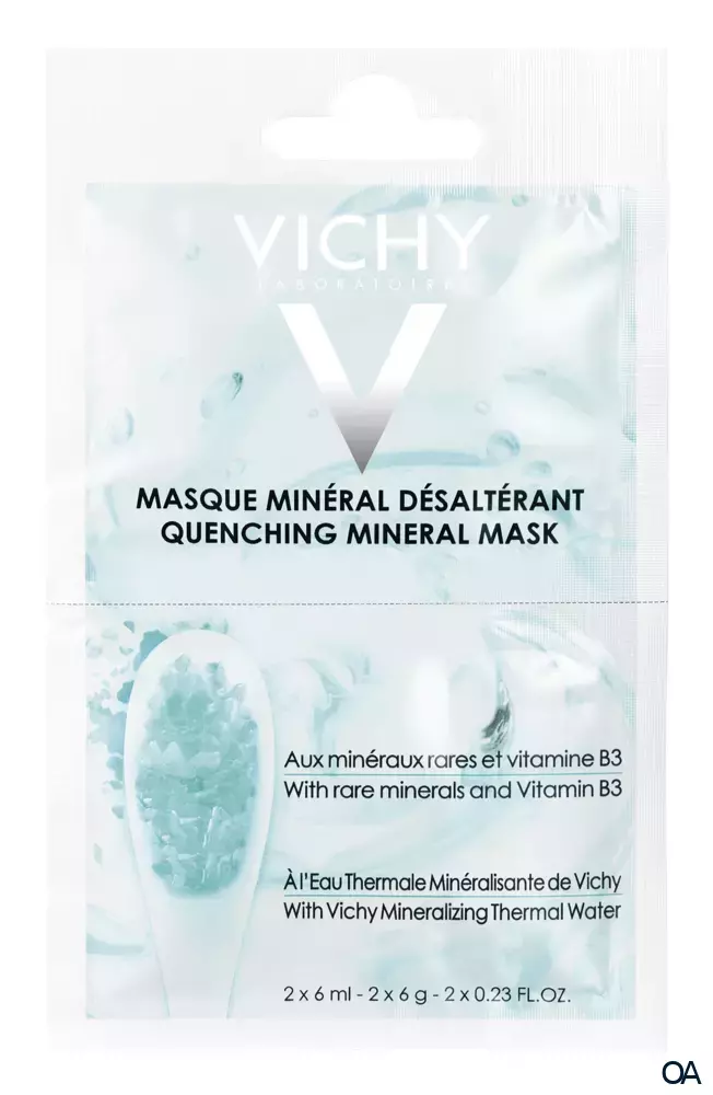 VICHY Pureté Thermale Feuchtigkeitspendende Maske Duo-Sachet 2x6ml