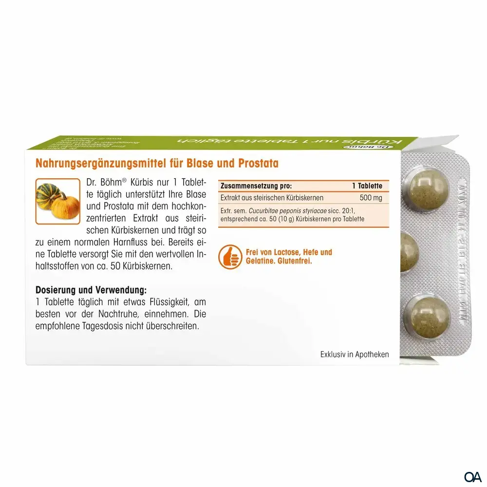 Dr. Böhm® Kürbis nur 1 x täglich