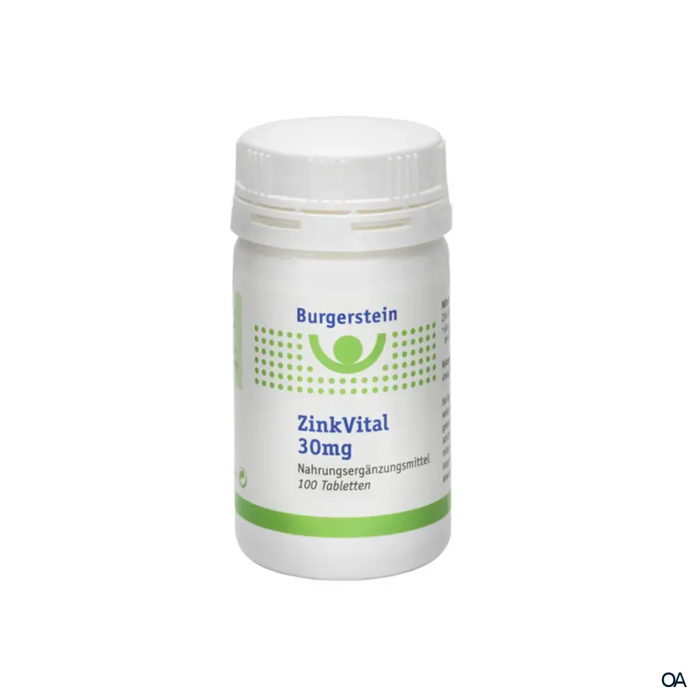 Burgerstein Zinkvital 30 mg Tabletten