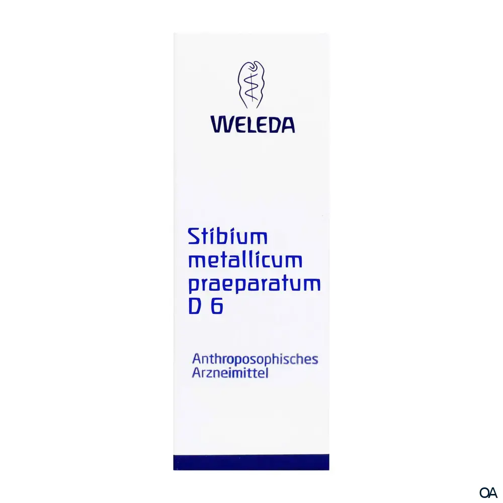 Weleda Stibium metallicum praeparatum D6 Verreibung