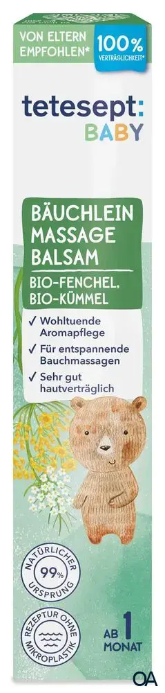 tetesept BABY Bäuchlein Massage Balsam