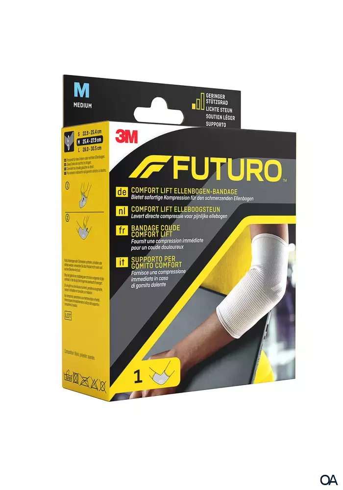 3M FUTURO™ Comfort Lift Ellenbogen-Bandage 76578, M (25.4 - 27.9 cm)
