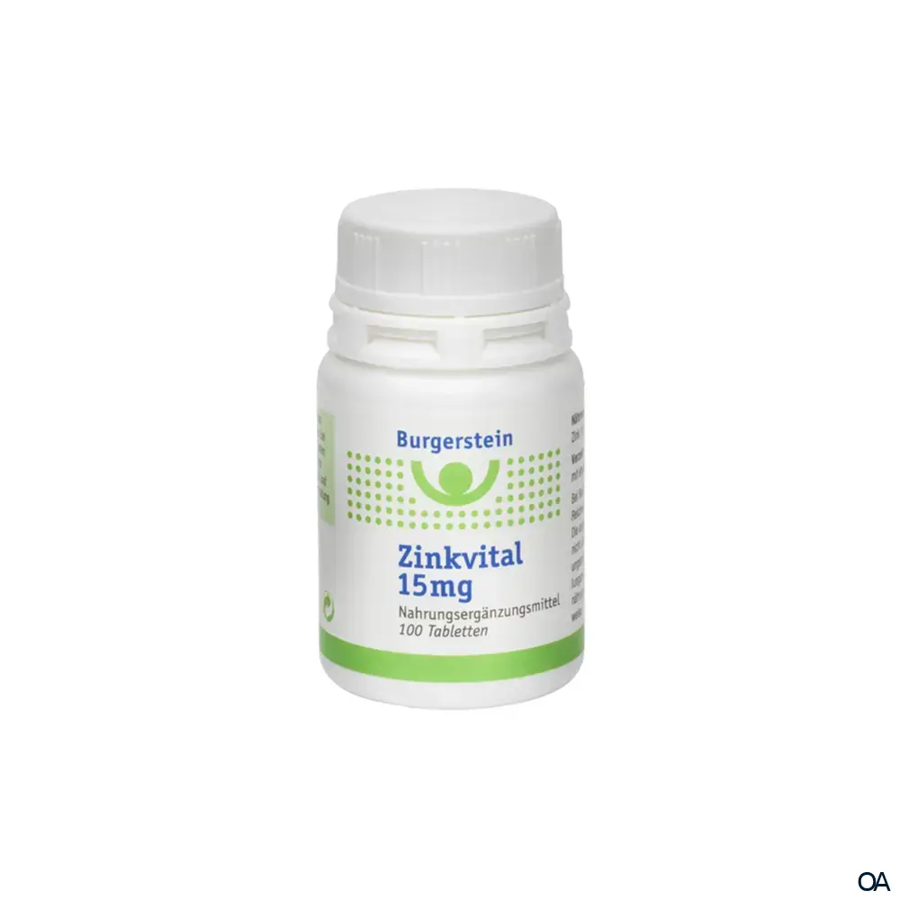 Burgerstein Zinkvital 15mg Tabletten