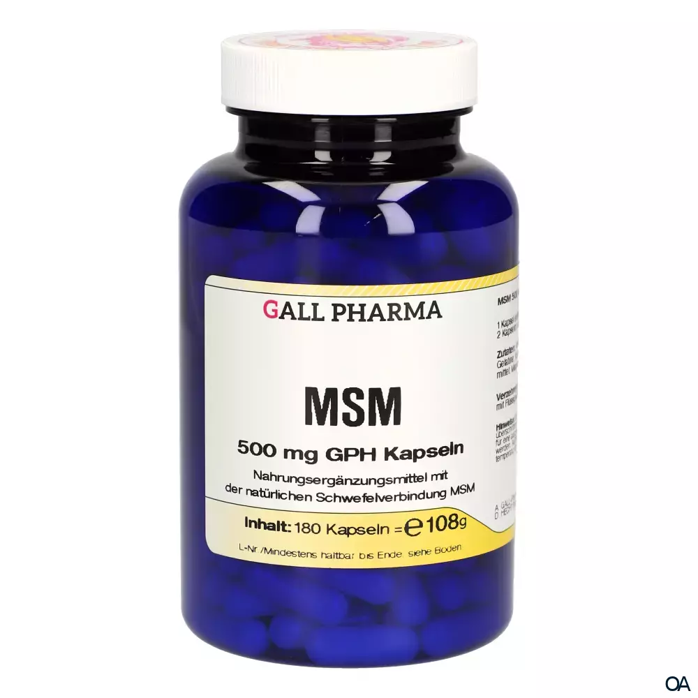 Gall Pharma MSM 500mg Kapseln
