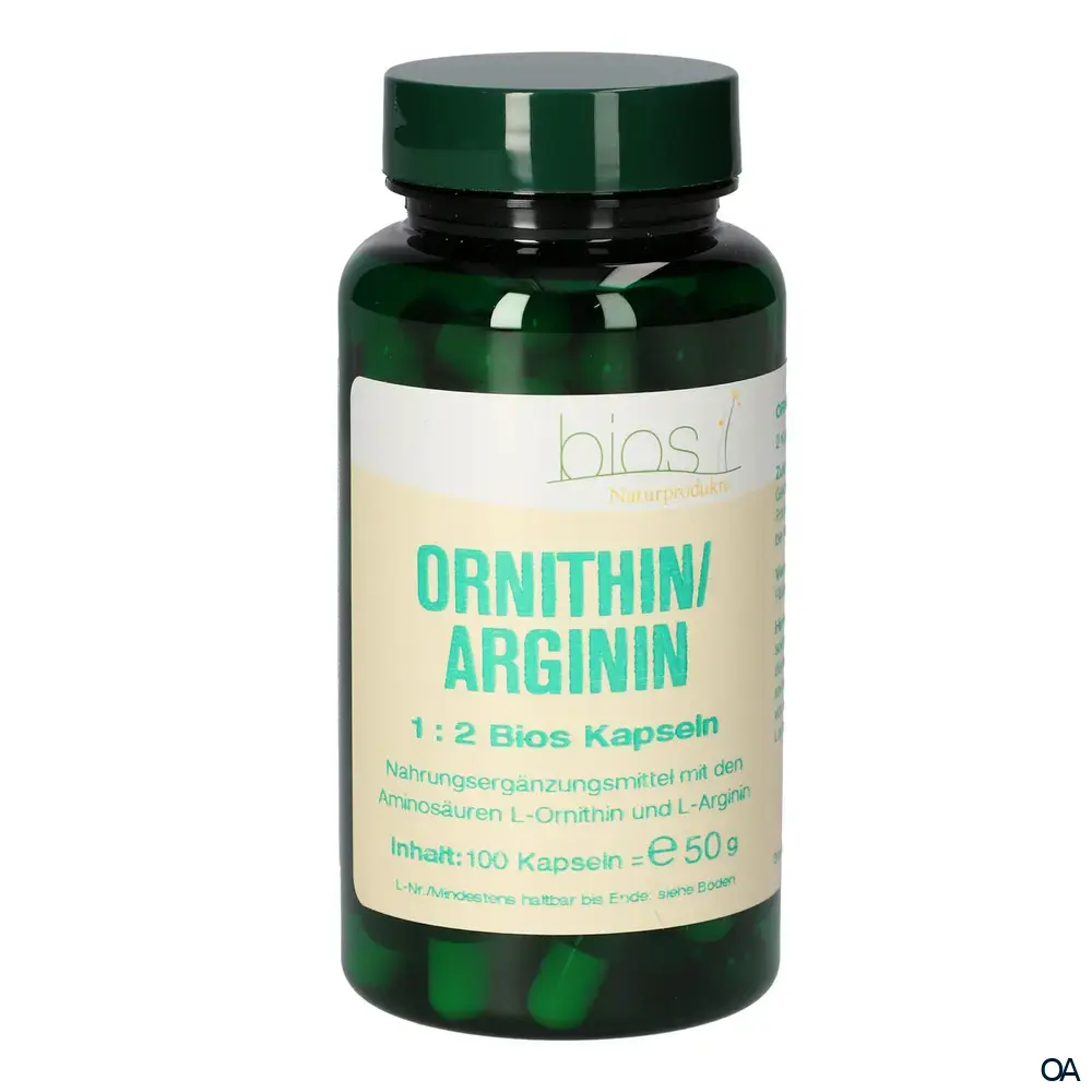 Bios Ornithin / Arginin Kapseln