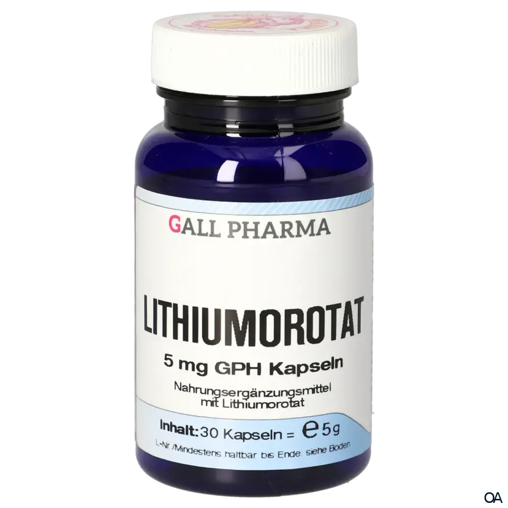 Gall Pharma Lithiumorotat 5 mg Kapseln