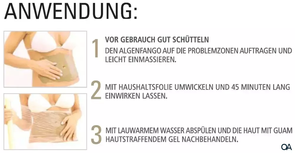 Guam Algenfango Bauch/Hüfte 500g Tiegel