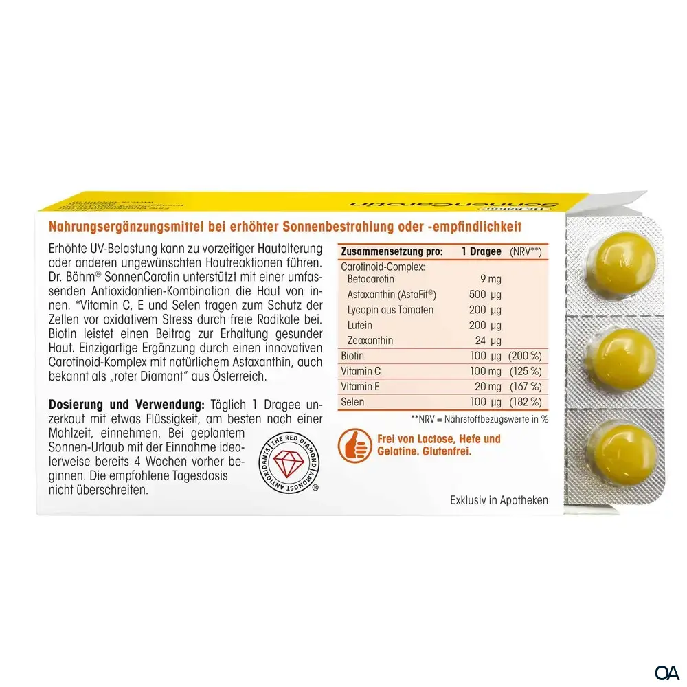 Dr. Böhm® SonnenCarotin Dragees