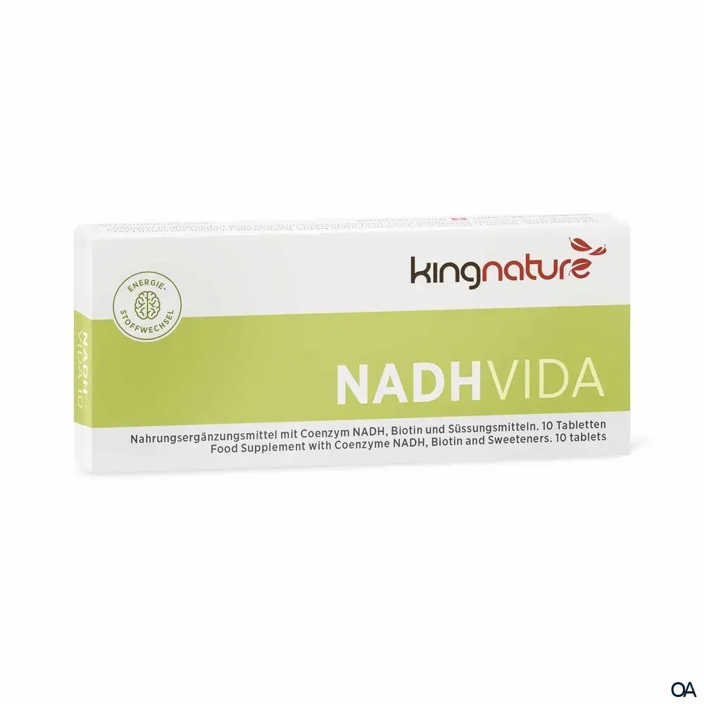 Kingnature NADH Vida Sublinguale Tabletten