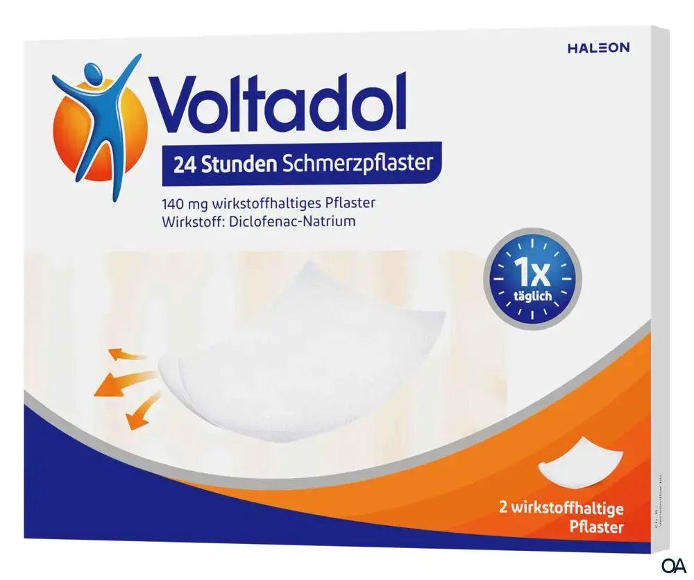 Voltadol® 24 Stunden Schmerzpflaster 140 mg wirkstoffhaltiges Pflaster