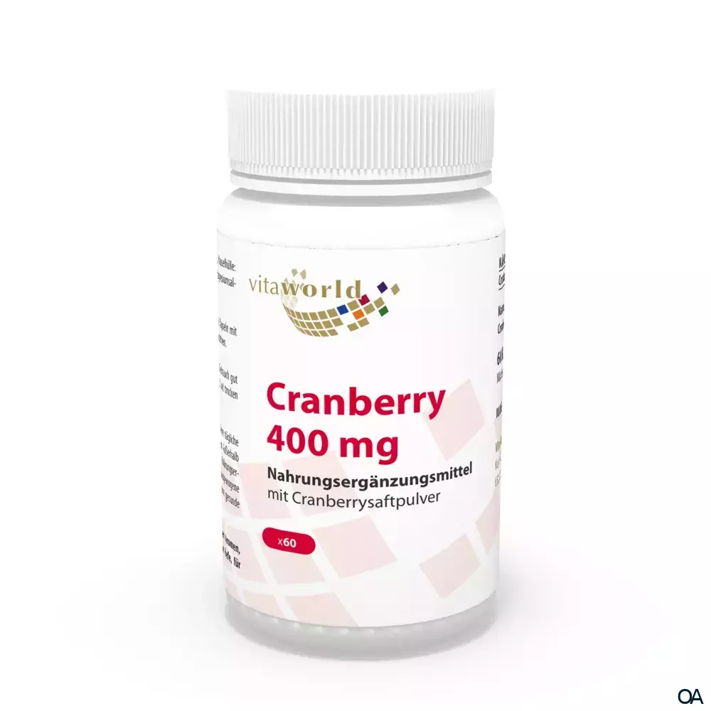 Vitaworld Cranberry + Vitamin C, Selen, Zink Kapseln