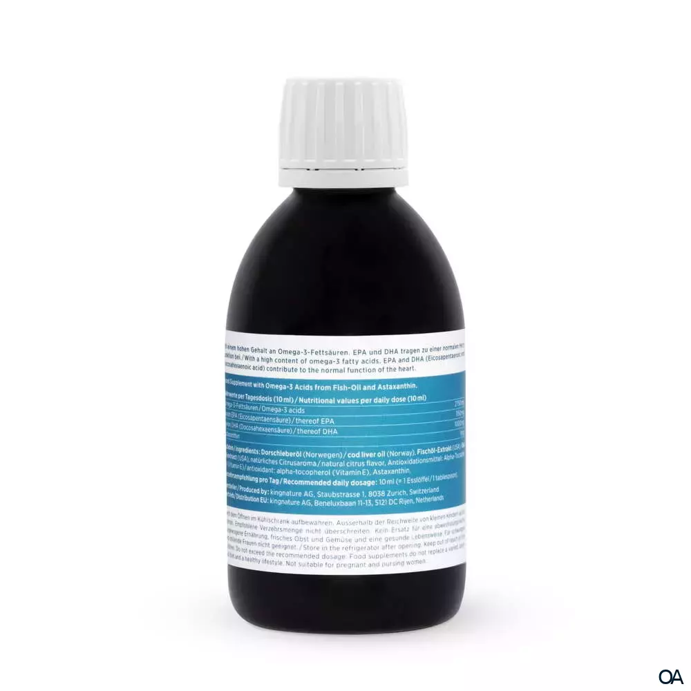 Kingnature Omega 3 Vida Fischöl