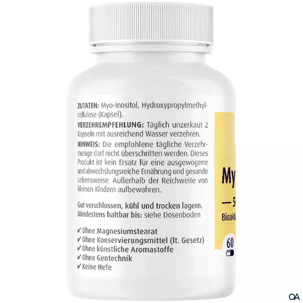 ZeinPharma Myo-Inositol Kapseln 500 mg
