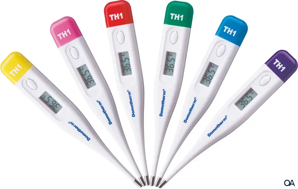 UEBE Medical Domotherm TH1 Color Digital Fieberthermometer