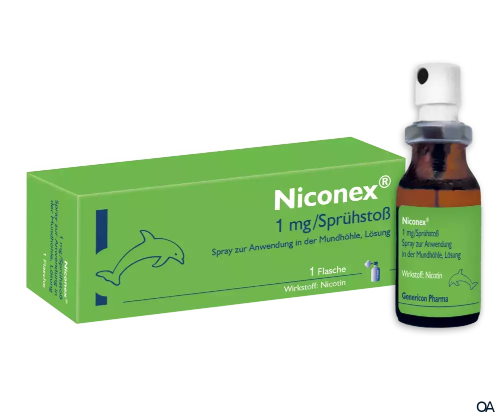 Niconex® 1 mg/Sprühstoß Spray Niconex® 1 mg/Sprühstoß Spray