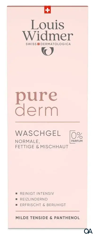 Louis Widmer purederm Waschgel - ohne Parfum