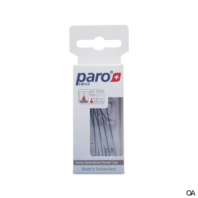 paro® isola long Zwischenraumbürste, x-fein, blau, konisch, ø 2/6 mm