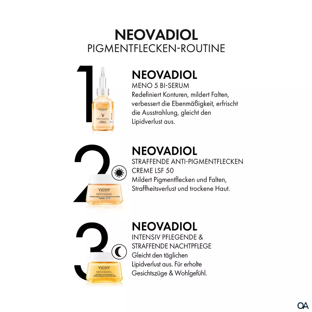 Vichy Neovadiol Straffende Anti-Pigmentflecken Creme LSF 50