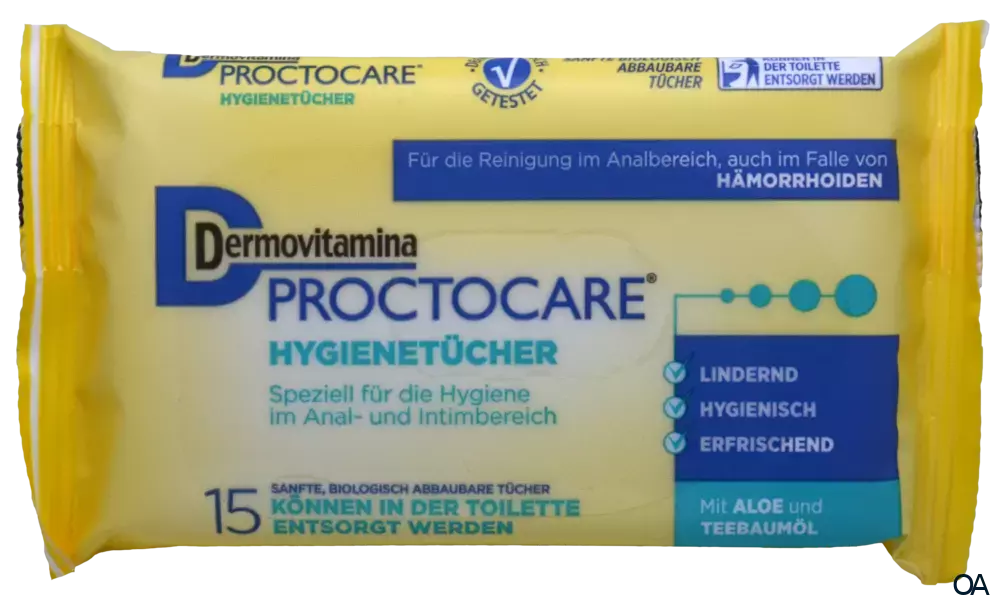 Dermovitamina Proctocare® Hygienetücher