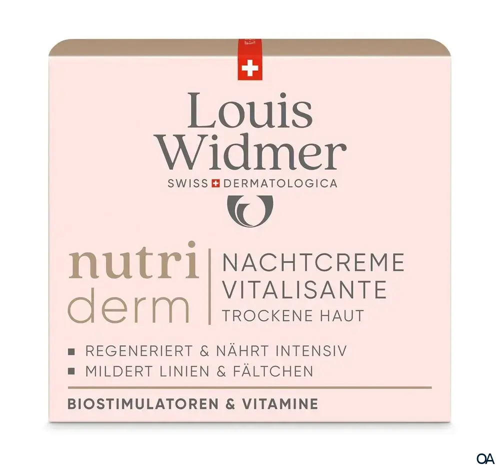 Louis Widmer nutriderm Nachtcreme Vitalisante - leicht parfümiert