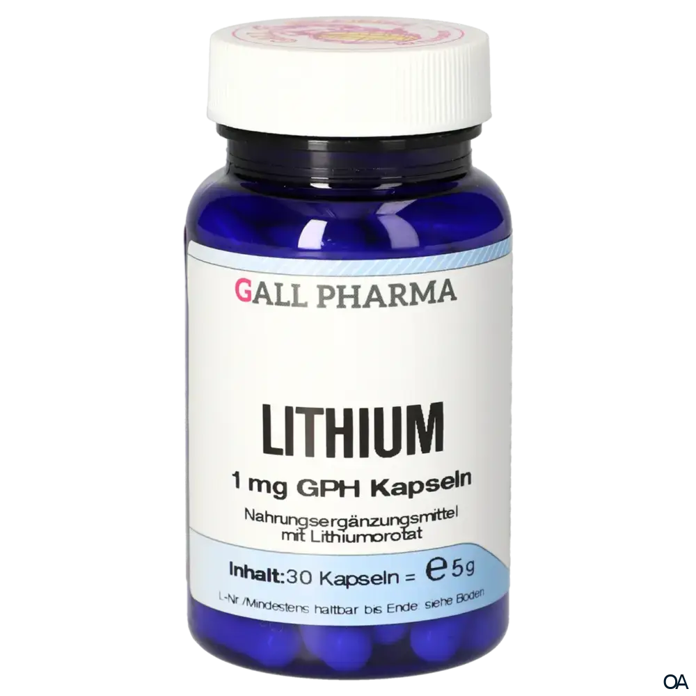 Gall Pharma Lithium 1 mg Kapseln