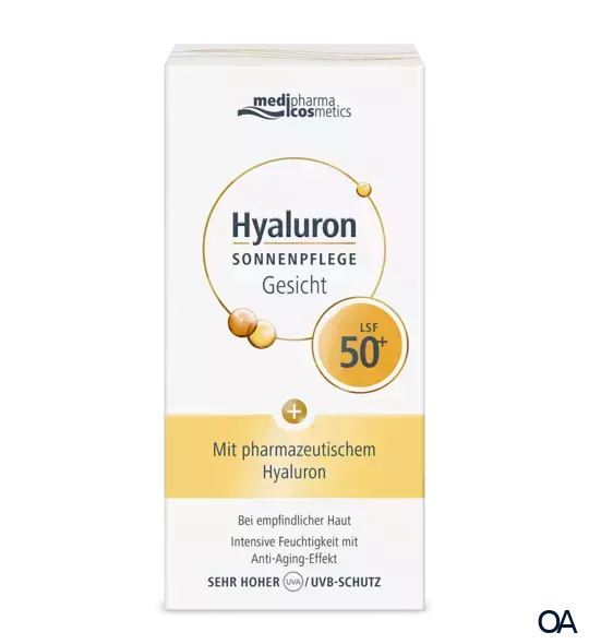 medipharma cosmetics Hyaluron Sonnenpflege Gesicht LSF 50+