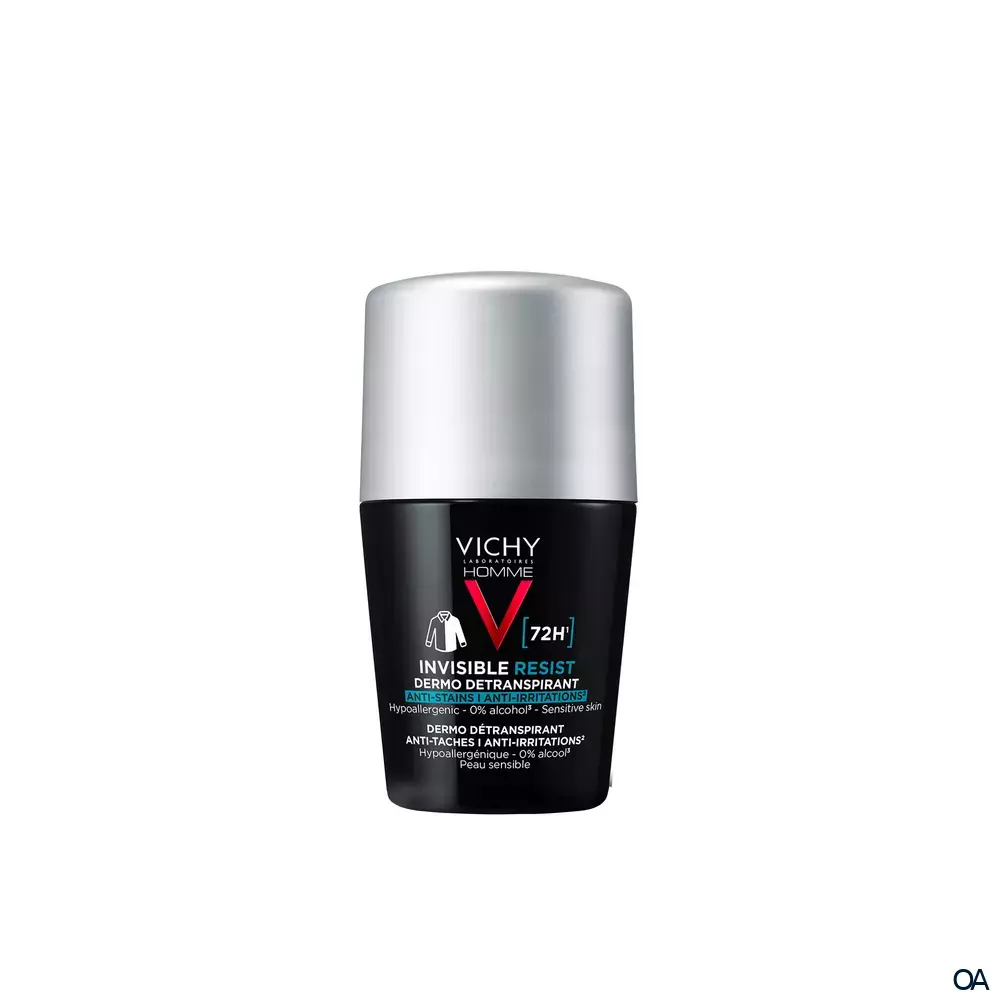 Vichy Homme Deo Roll-on 72h Anti-Flecken Invisible