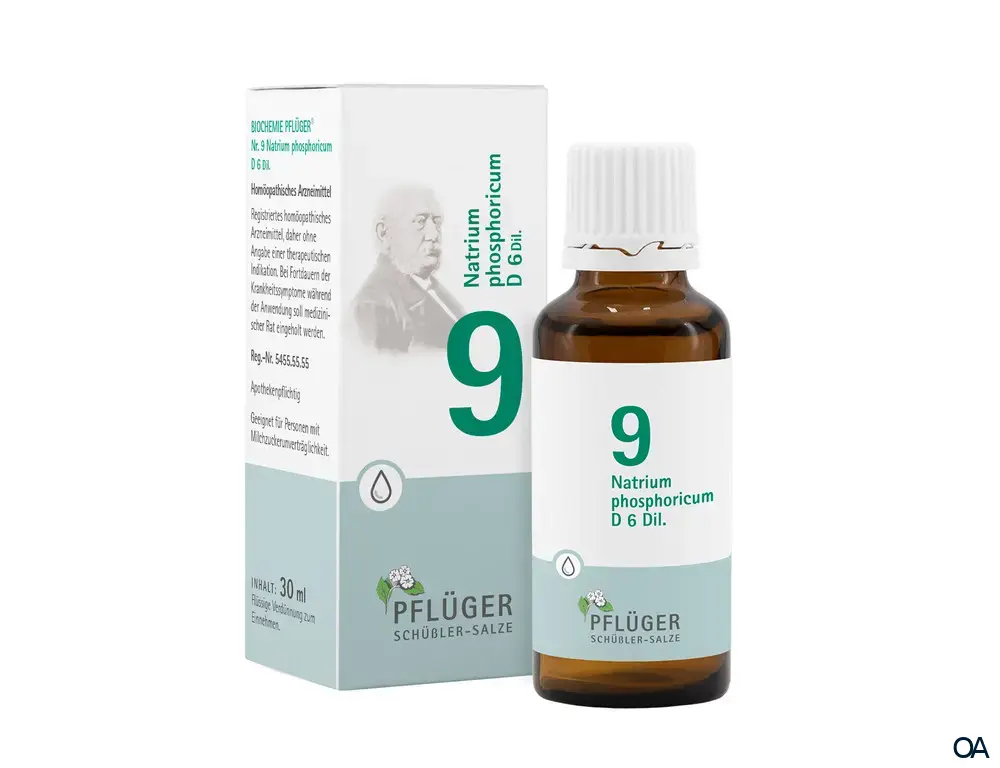 BIOCHEMIE PFLÜGER® Nr. 9 Natrium phosphoricum D 6 Dil. Tropfen