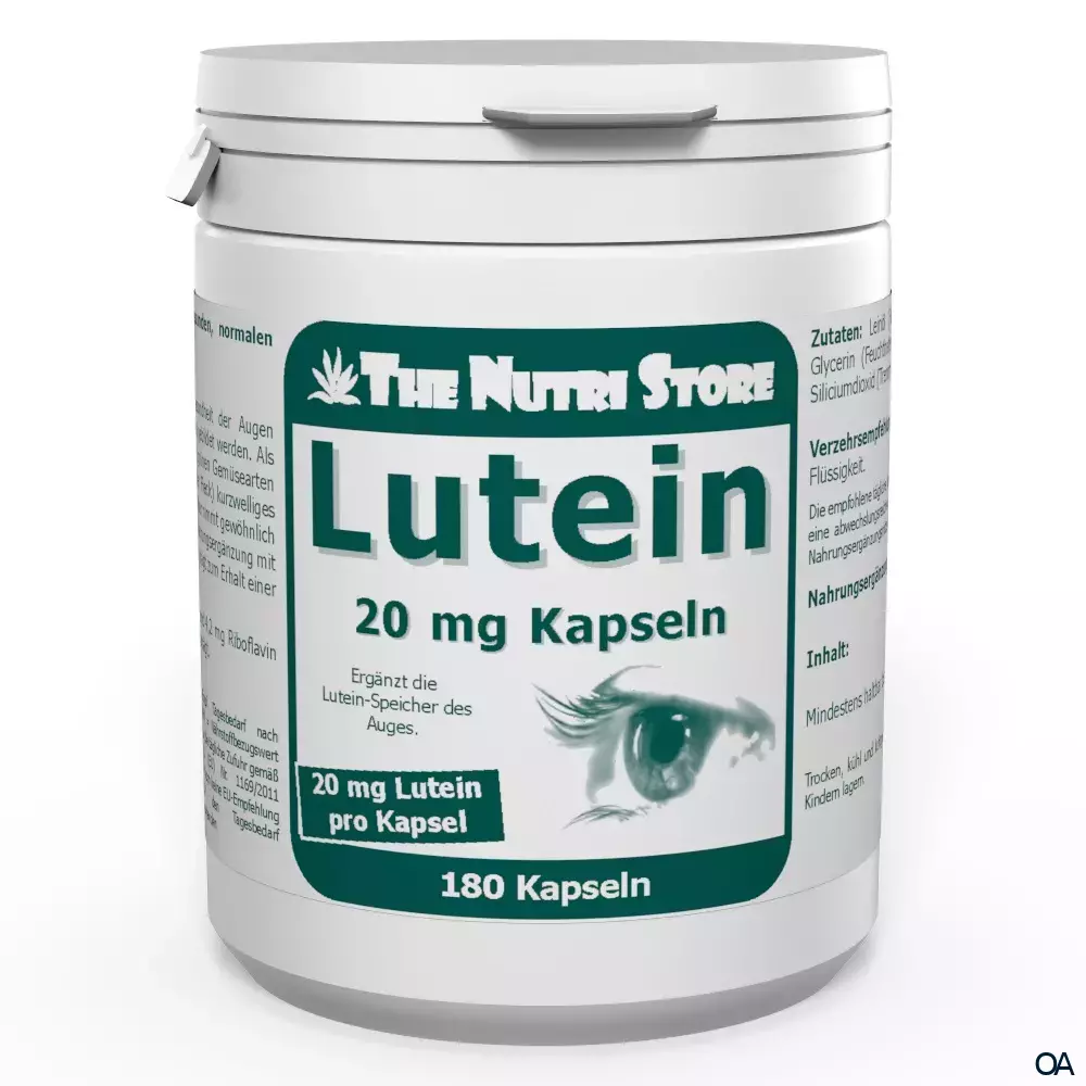 The Nutri Store Lutein 20 mg Kapseln