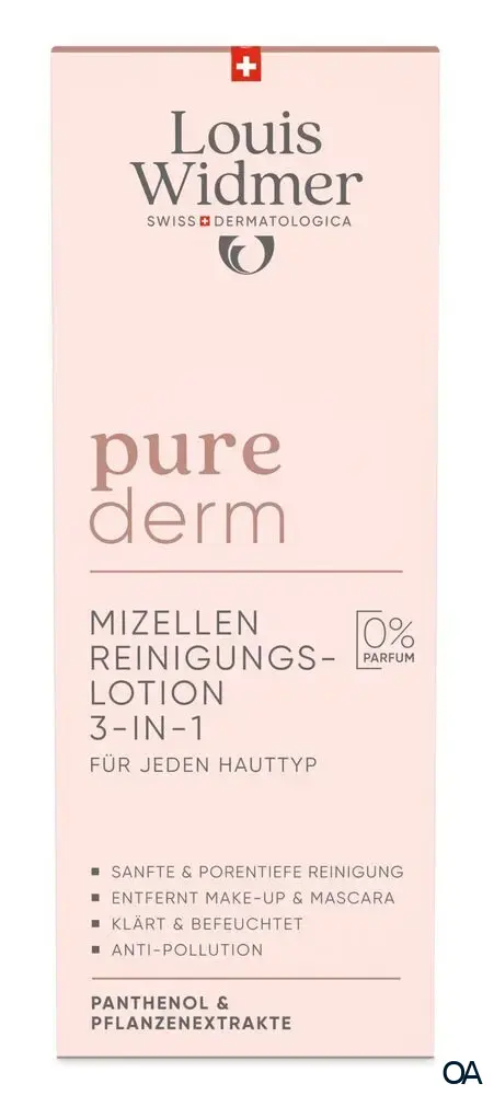 Louis Widmer purederm Mizellen Reinigungslotion - ohne Parfum